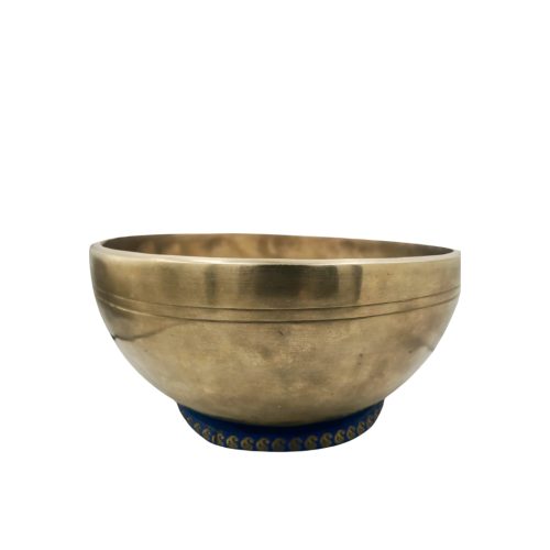 Bol chantant tibétain 7 métaux - Note La - Diam 23,2cm - Chakra troisième oeil