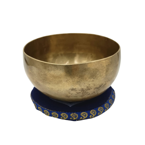 Bol de tête martelé en 7 métaux - Note Si - Diam 11cm - Chakra couronne