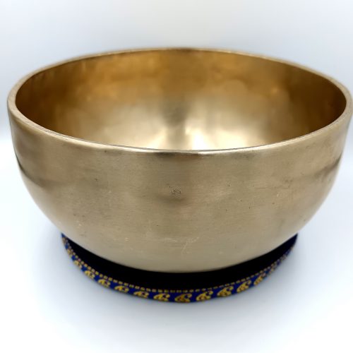 Bol chantant tibétain 7 métaux - Note La# - Diam 20cm - Chakra du Troisième Œil
