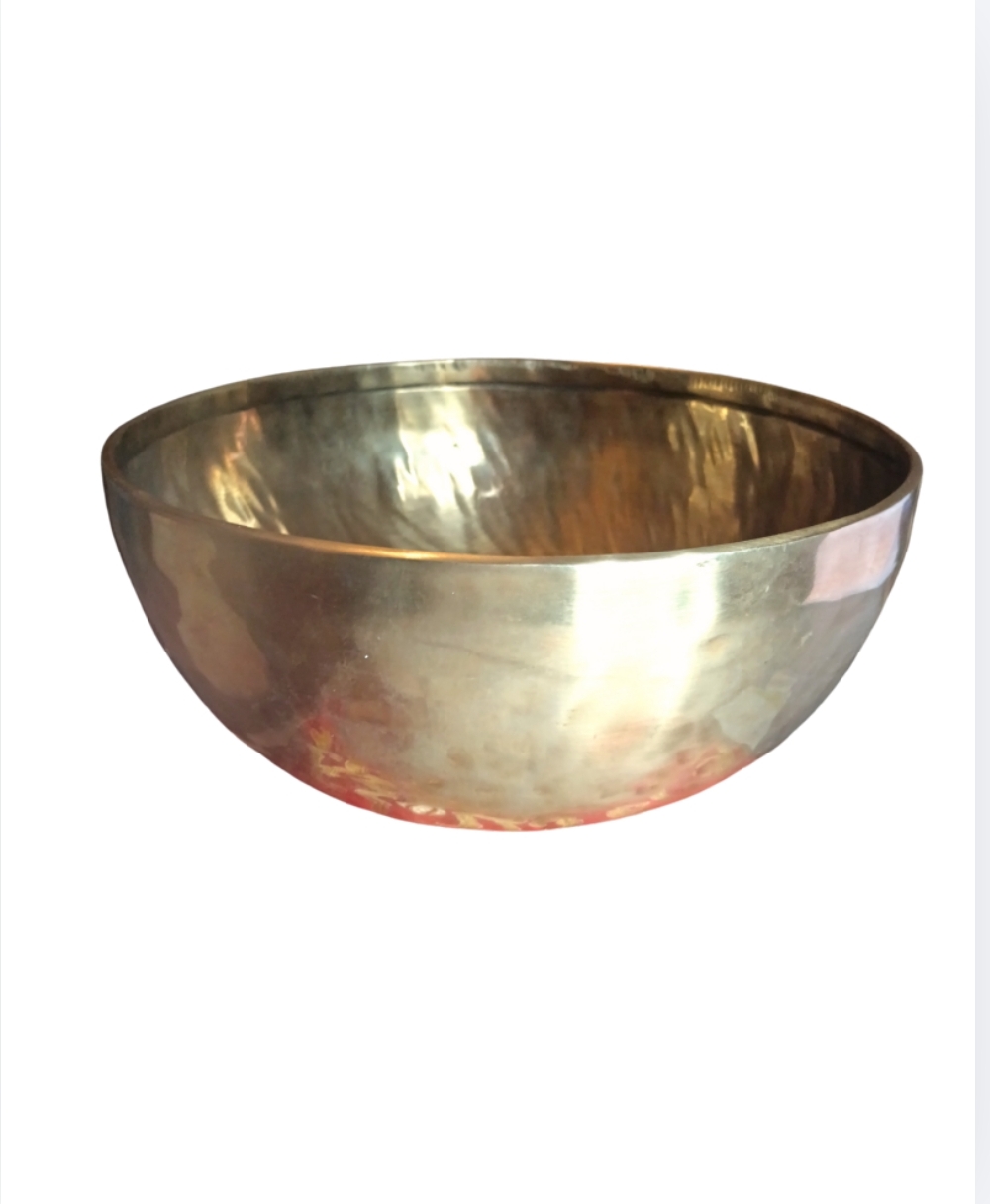 Bol chantant tibétain 7 métaux - Note Sol- Diam 28,6cm - Chakra de la Gorge – Image 2